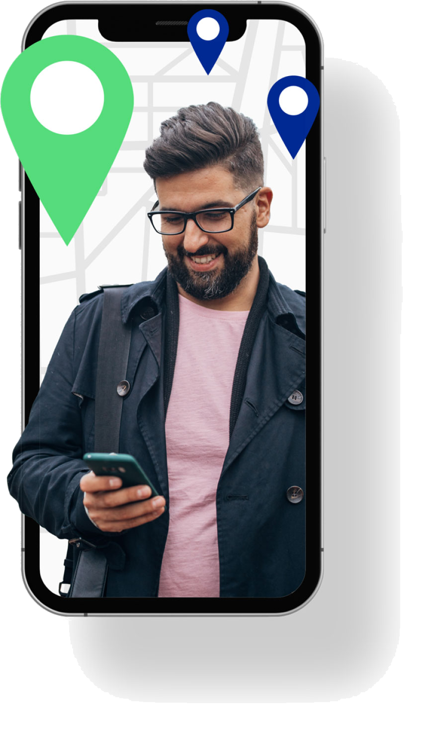 Local SEO Freelancer , lokale Suchergebnisse auf dem Smartphone
